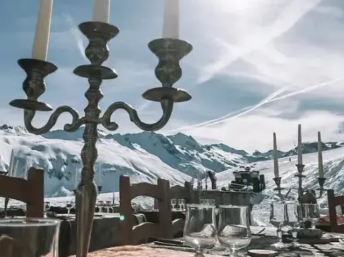 restaurant avec vue panoramique Val d'Isère-2