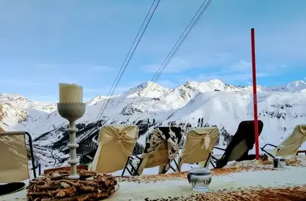 restaurant avec vue panoramique Val d'Isère-3